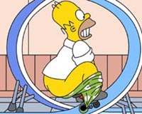Homer And Skateboard